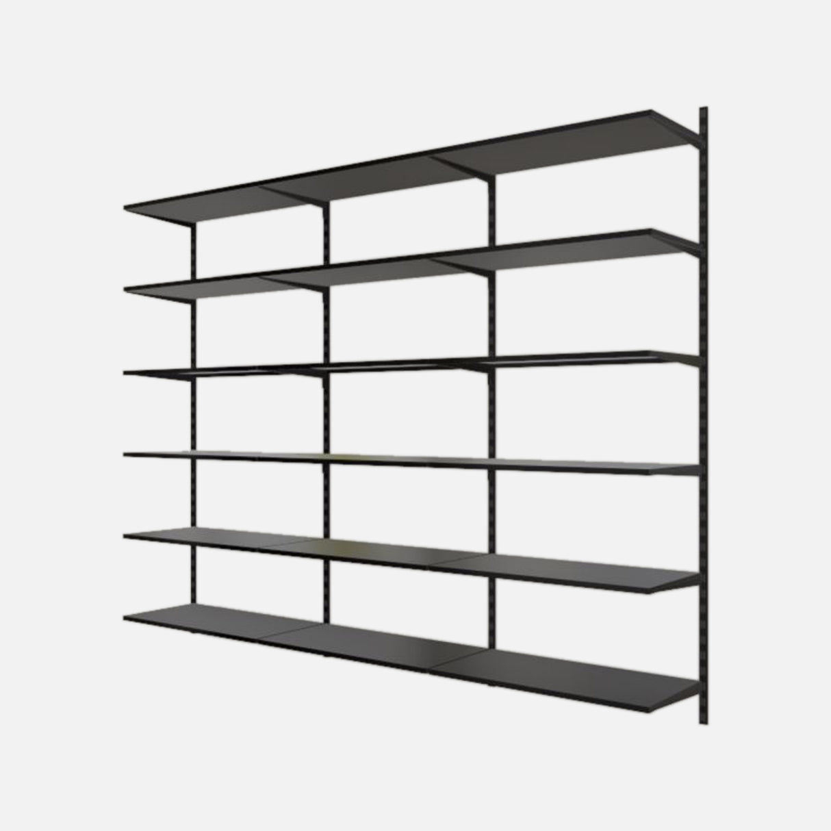 18 Steel Shelf Kit Matte Black 2000x2400x420mm
