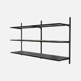 6 Steel Shelf Kit Matte Black 1000x1600x250mm