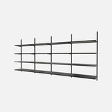 16 Steel Shelf Kit Matte Black 1500x3200x420mm