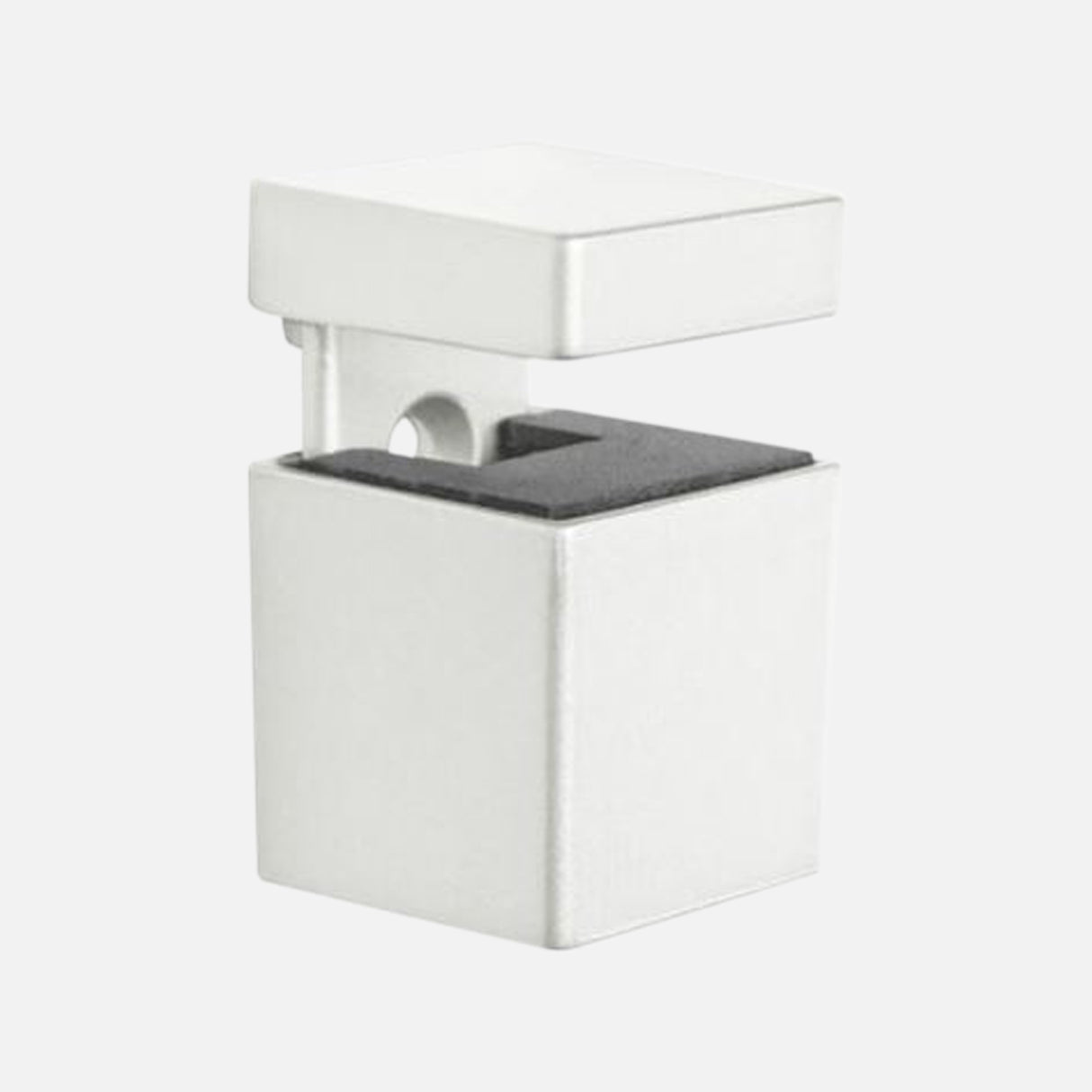 Bloc Cube Clip Brackets Matte White (Pair)