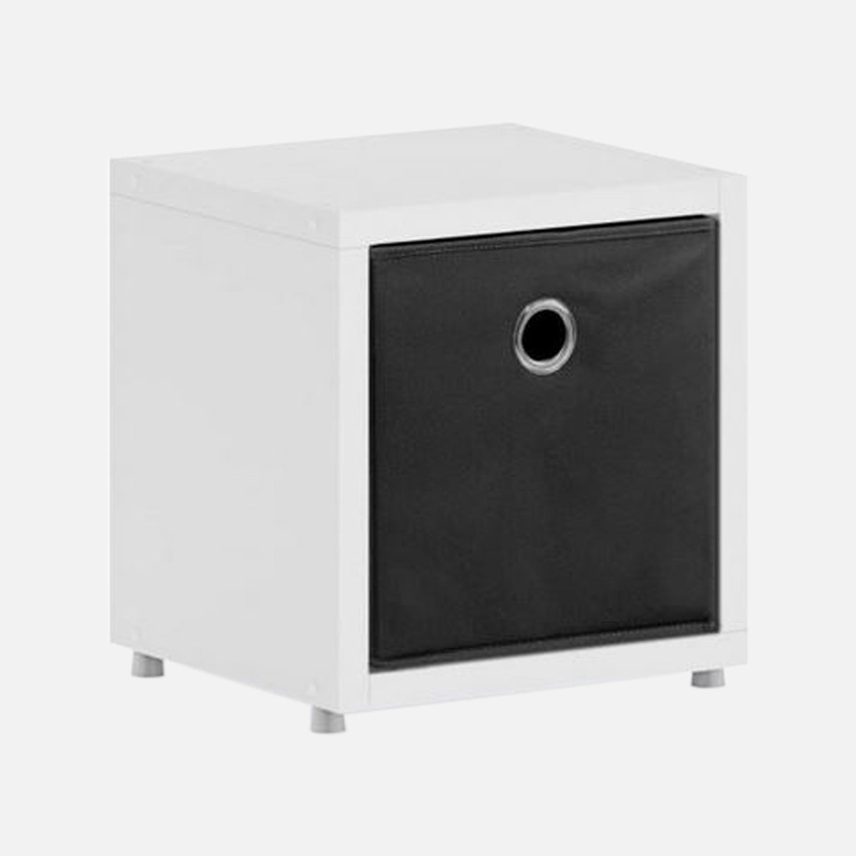 Single Cube Black Softbox Kit White