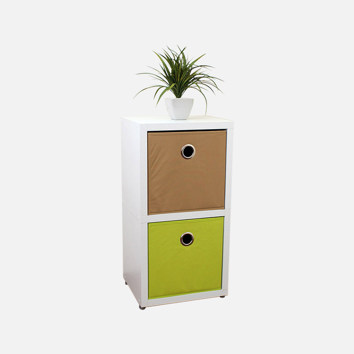 European Made Boon 1x2 White & Softboxes (Green & Brown)