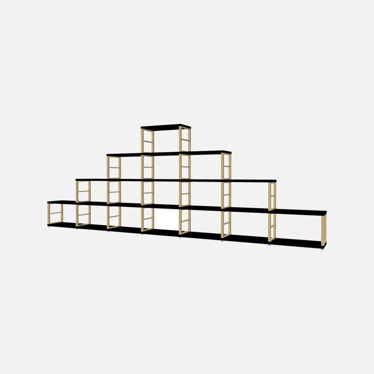 European Made Boon MAXX Black & Oak 7-5-3-1 Pyramid