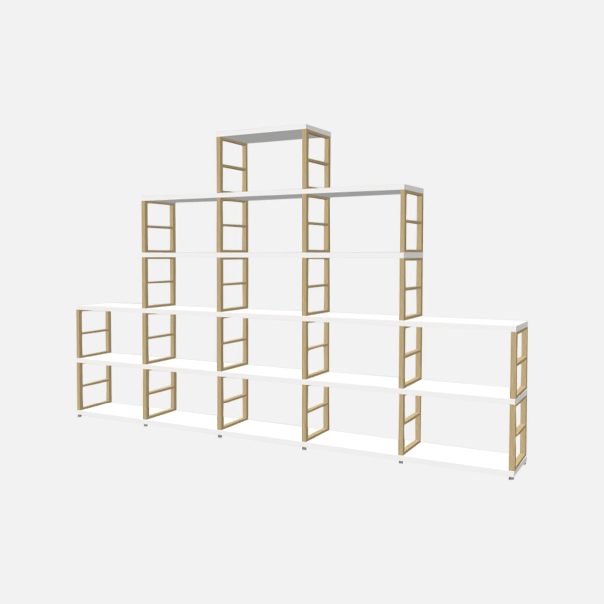 European Made Boon MAXX White & Oak 55-33-1 Pyramid
