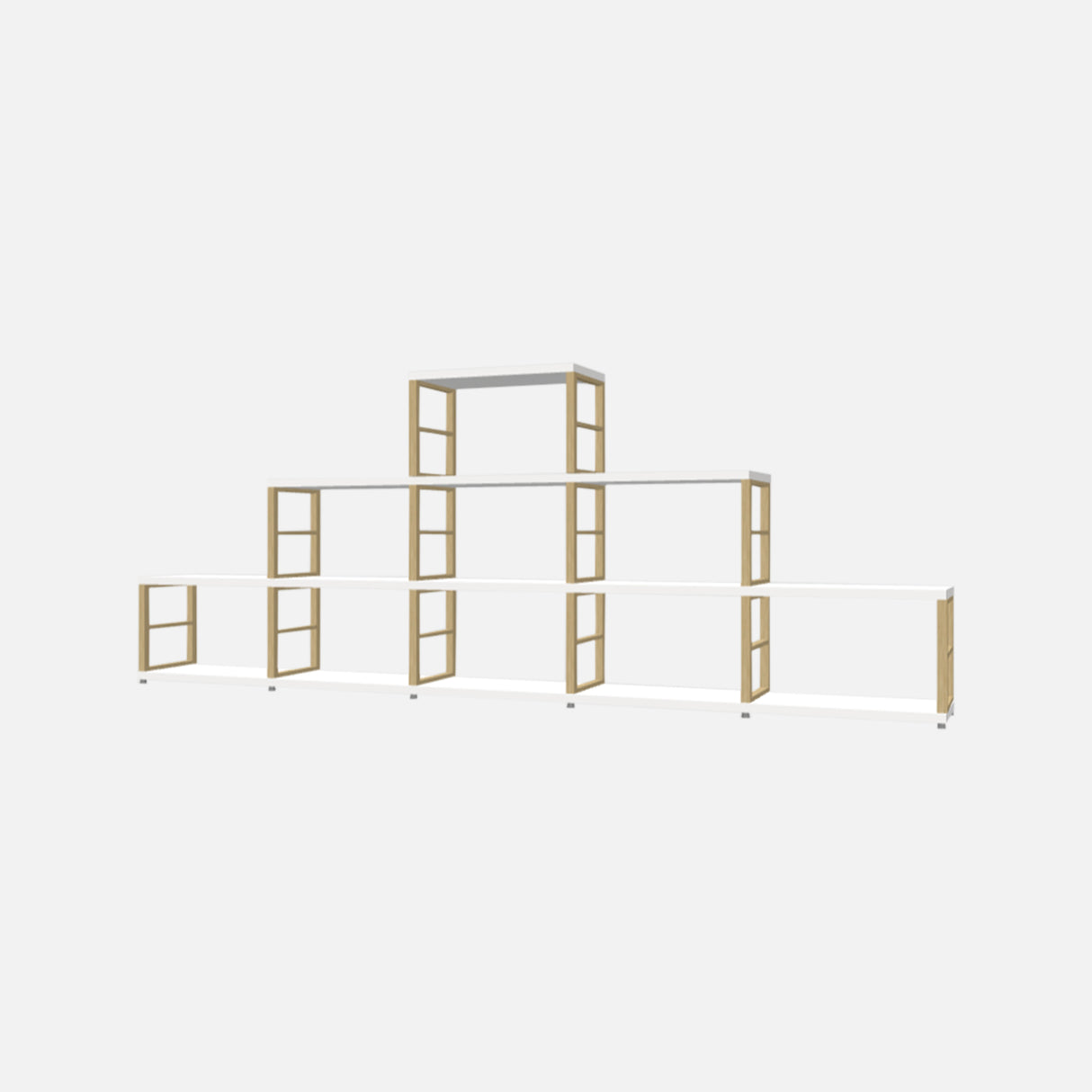 European Made Boon MAXX White & Oak 5-3-1 Pyramid