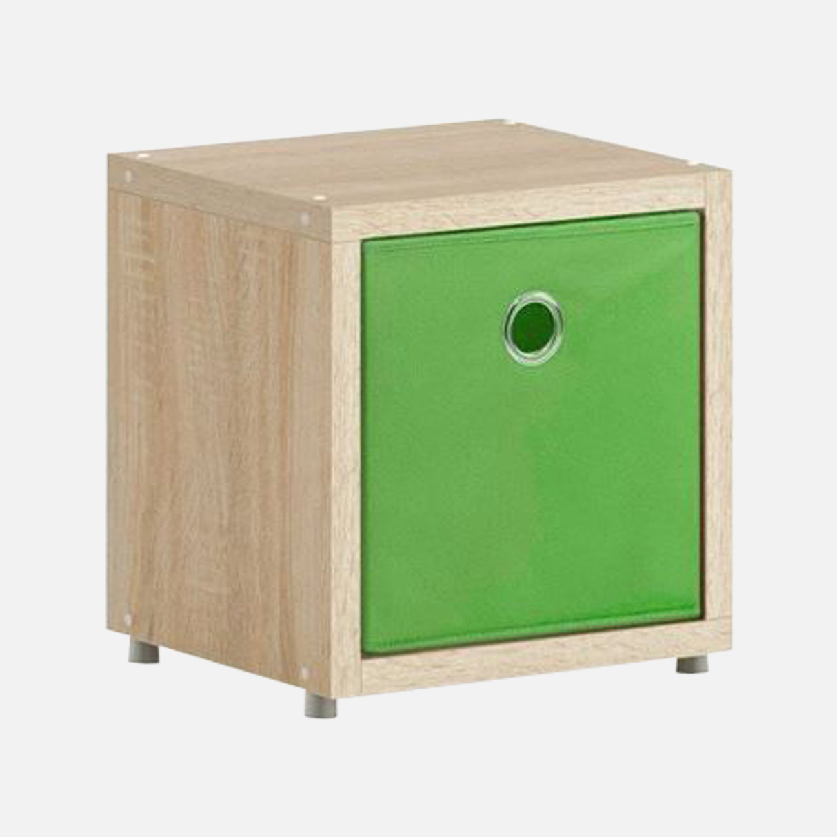 European Made Oak Cube & Green Softbox