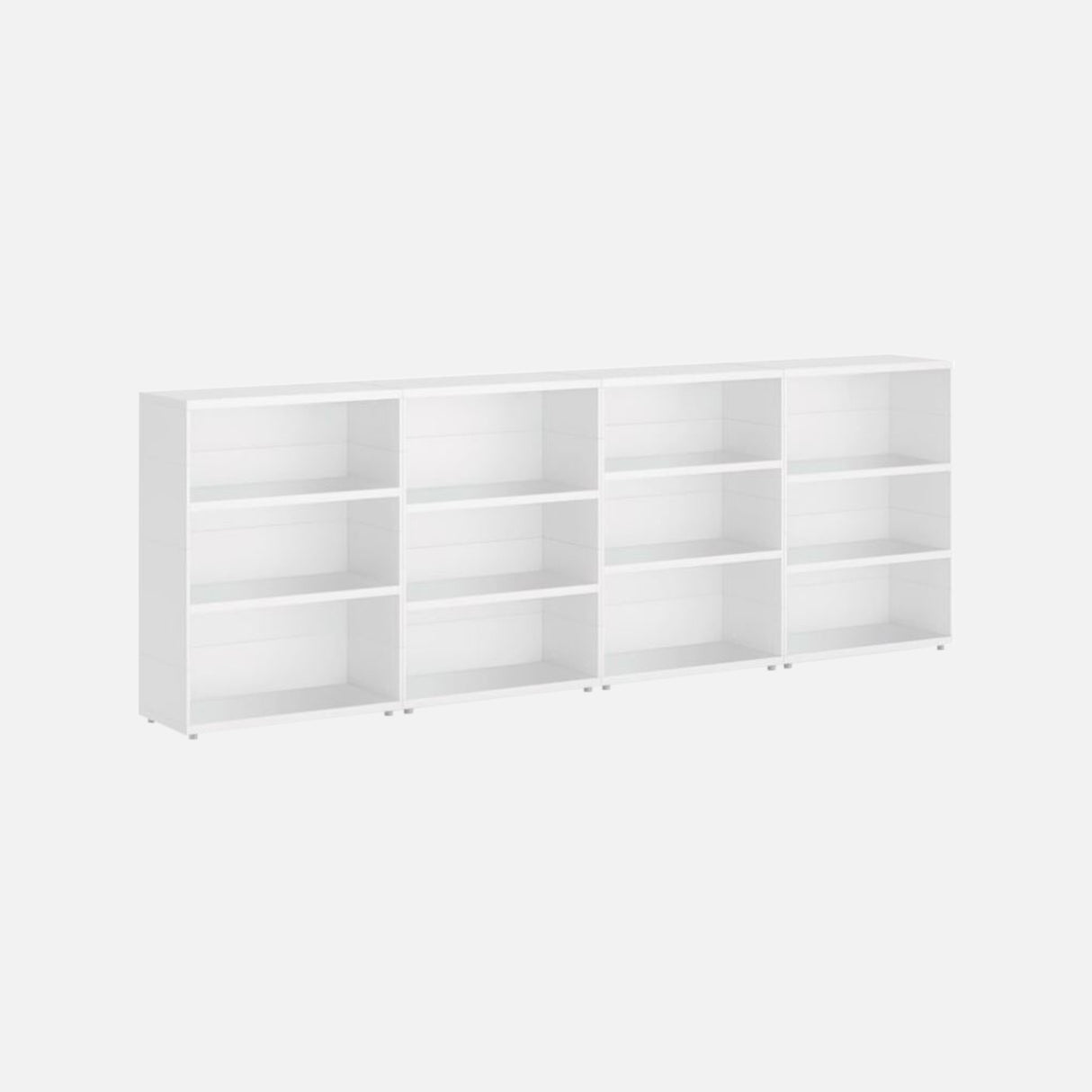 European Made Case Bookcase 4x3 Mix White