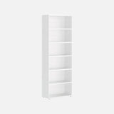 European Made Case Bookcase 1x6 Maxi White