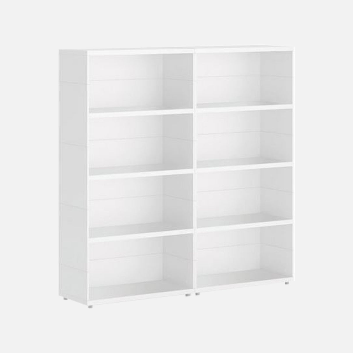 European Made Case Bookcase 2x4 Maxi White