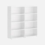 European Made Case Bookcase 2x4 Maxi White
