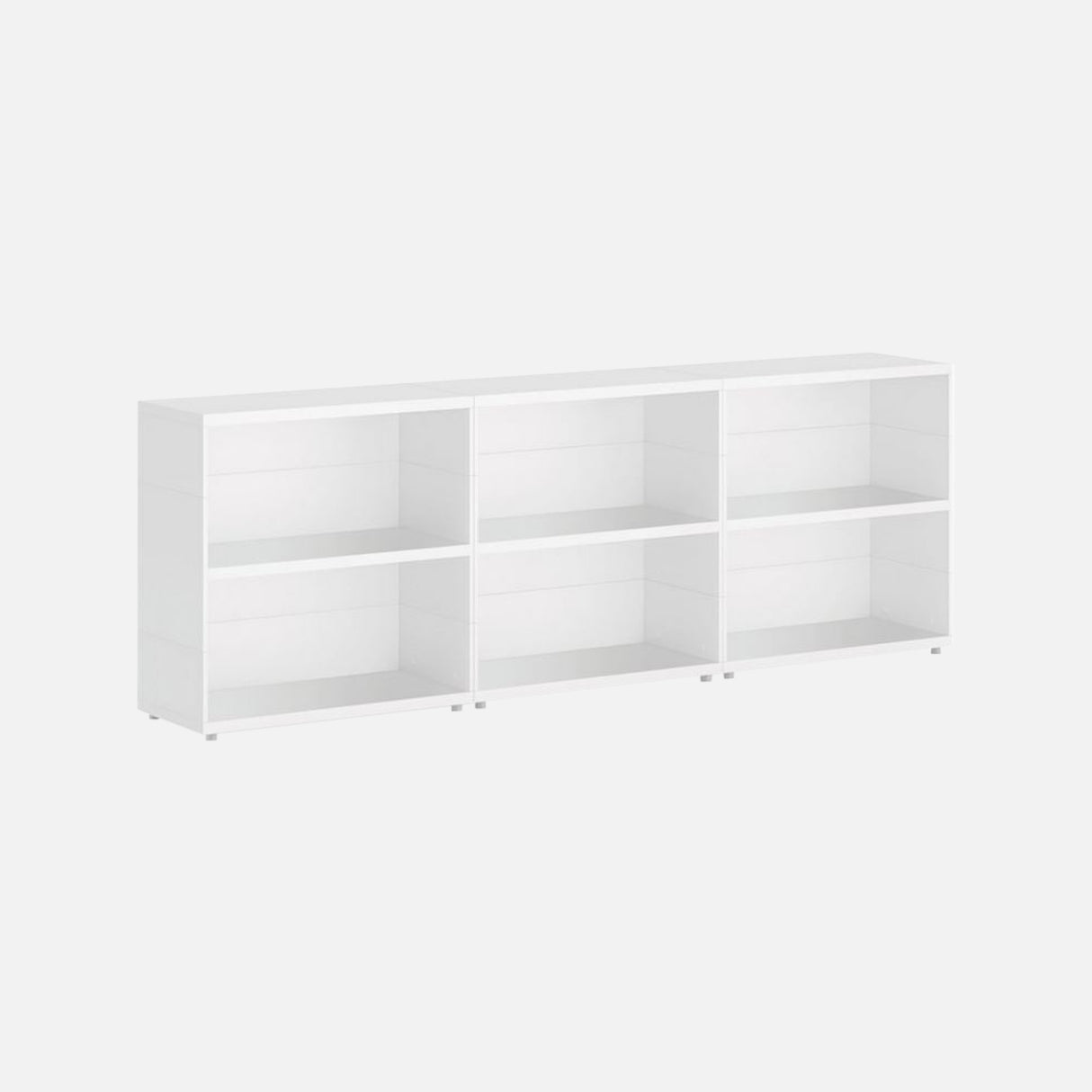 European Made Case Bookcase 3x2 Maxi White