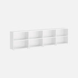 European Made Case Bookcase 4x2 Maxi White