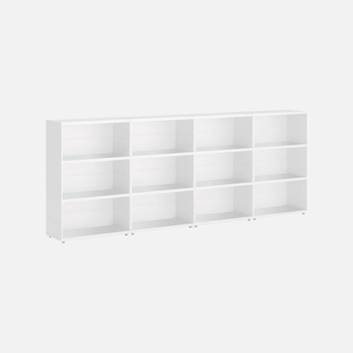 European Made Case Bookcase 4x3 Maxi White