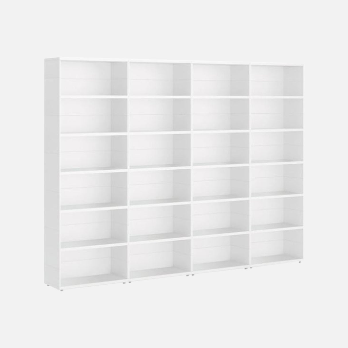European Made Case Bookcase 4x6 Maxi White