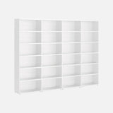 European Made Case Bookcase 4x6 Maxi White