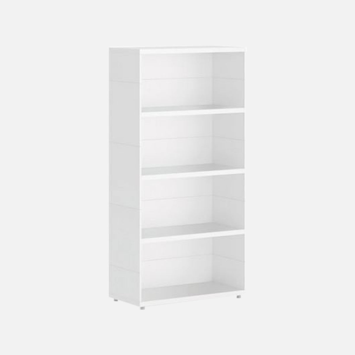 European Made Case Bookcase 1x4 Maxi White