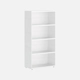 European Made Case Bookcase 1x4 Maxi White