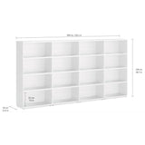 European Made Case Bookcase 4x4 Maxi