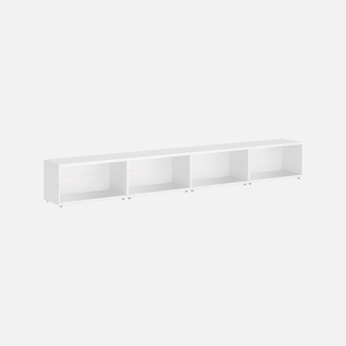 European Made Case Bookcase 4x1 Maxi White