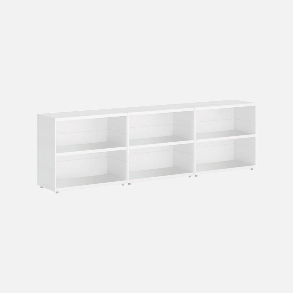 European Made Case Bookcase 3x2 Mini White