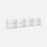 European Made Case Bookcase 4x2 Mini White