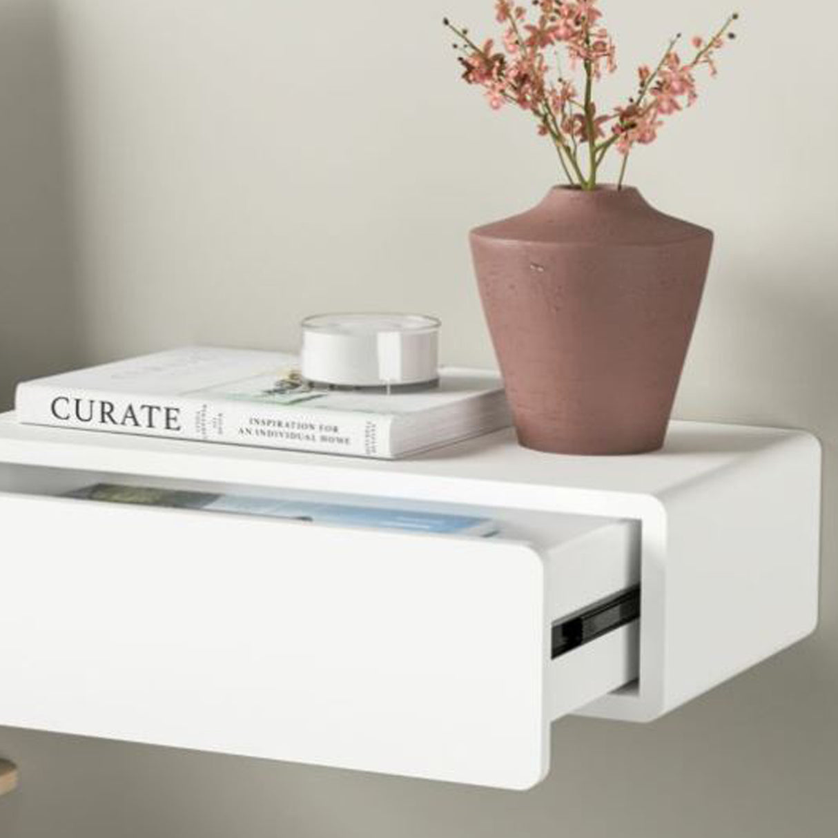 Floating Shelf With Drawer 510x275x130mm