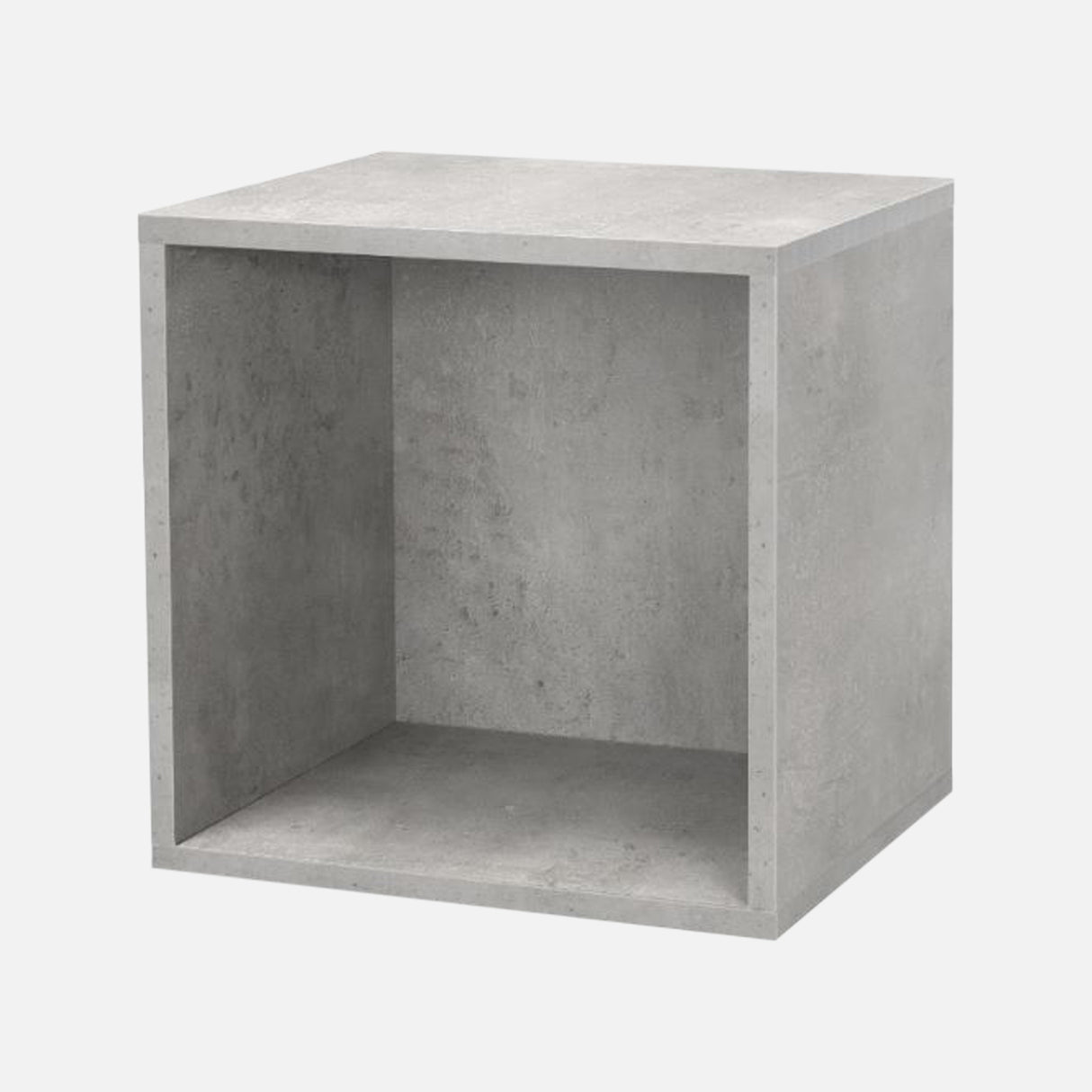 European Made Cube Shelf Concrete Effect