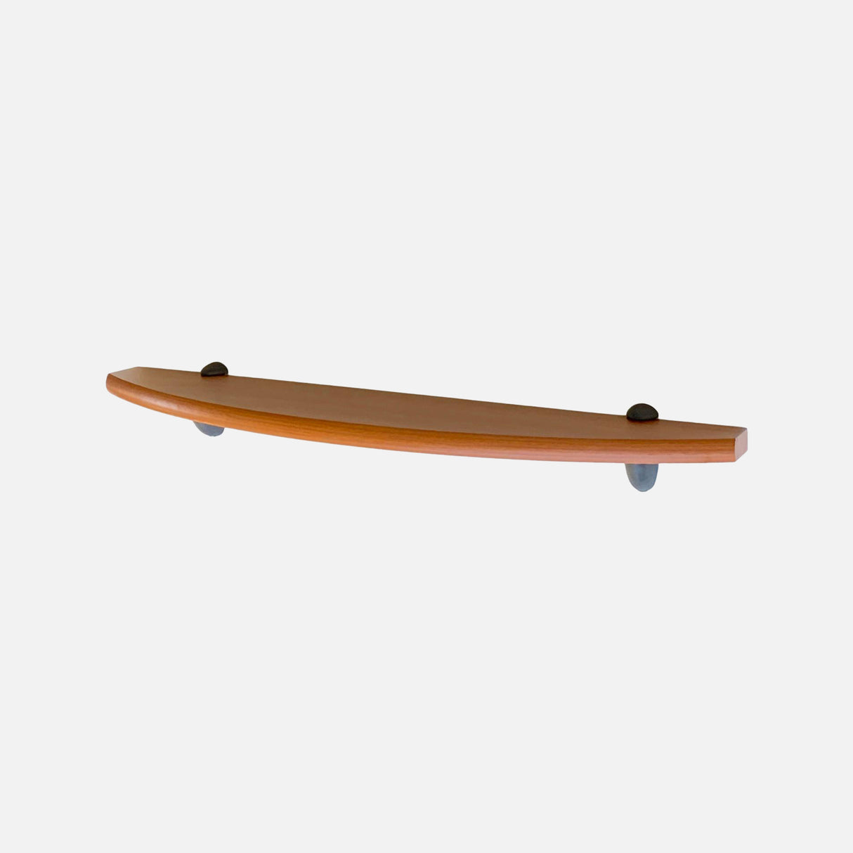 European Made Curved Shelf Cherry 600x150mm