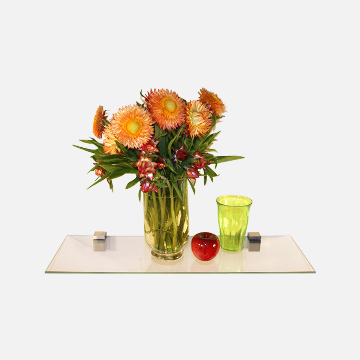 Bloc Bracket Glass Shelf Kit 800x200x8mm