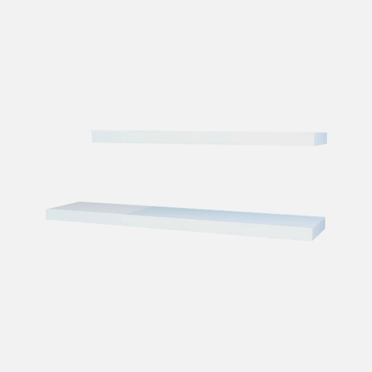 European Made Floating Shelves White Double Deal