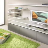 European Made Sumo Shelf White 1150x400x25mm