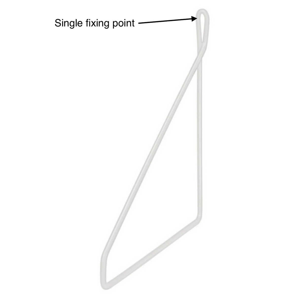 Fil Wire Brackets White 210x210 (Pair)