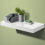 European Made Floating Shelf White 570x250x50mm