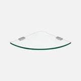 Glass Corner Flac Shelf Kit 200x200x8mm