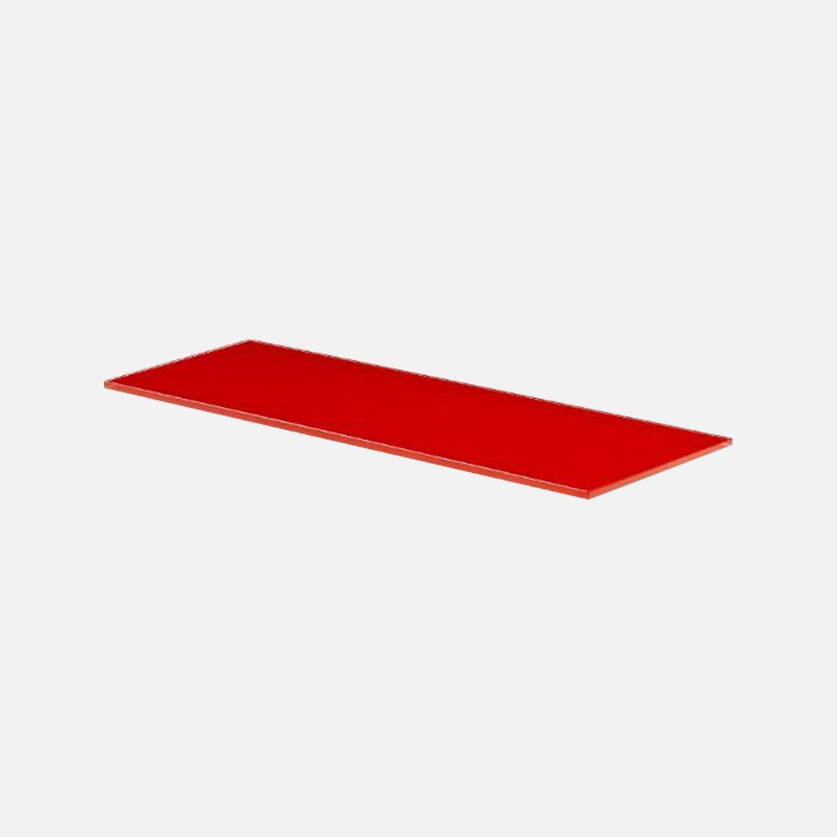 Red 8mm Glass Shelf 600x200x8mm