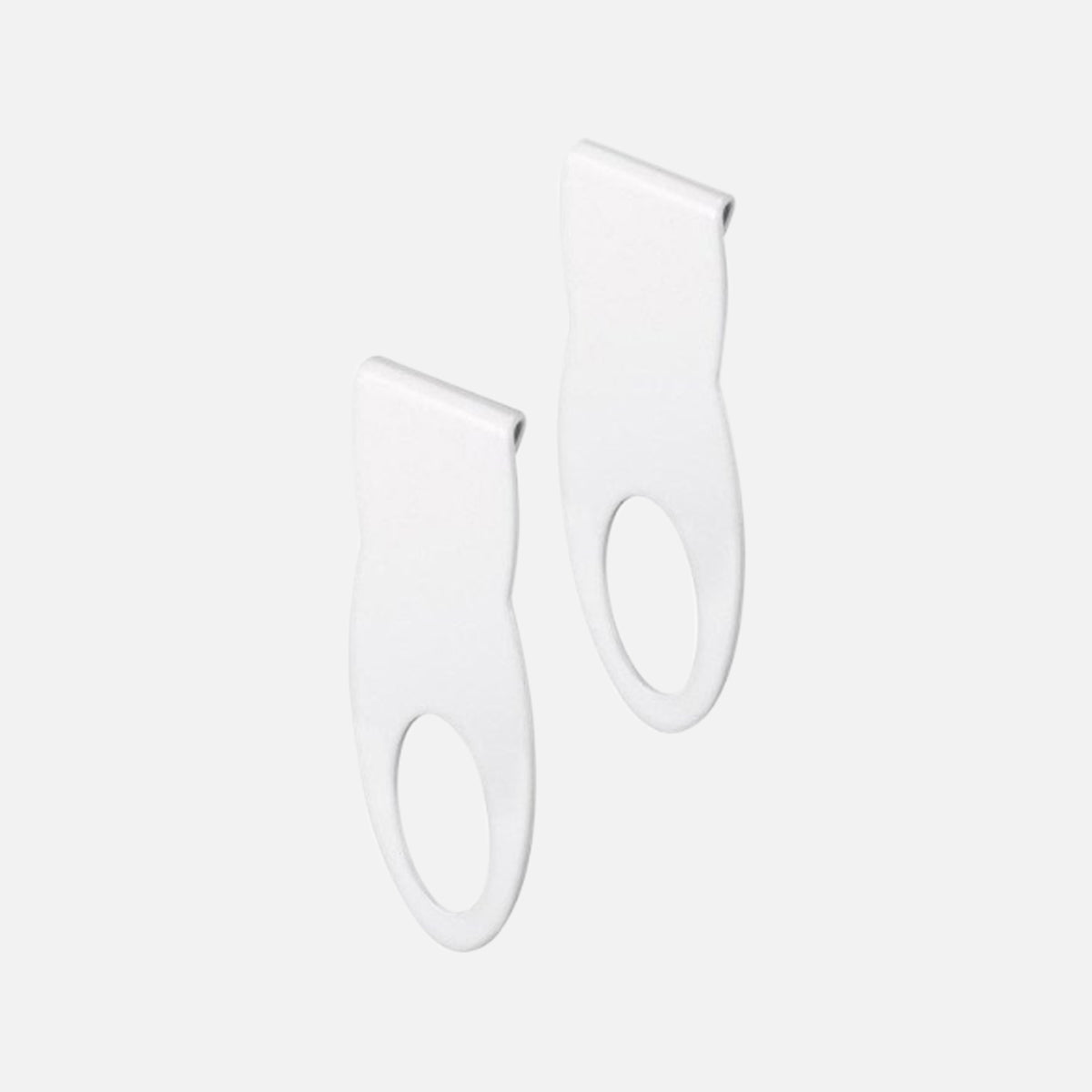Clothes Rail Hang Brackets White (Pair) | Shelving Shop