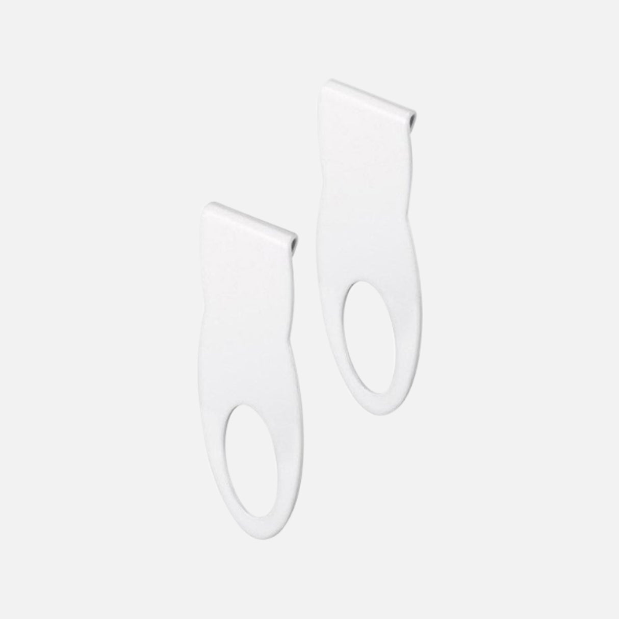 Clothes Rail Hang Brackets White (Pair)