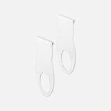 Clothes Rail Hang Brackets White (Pair)