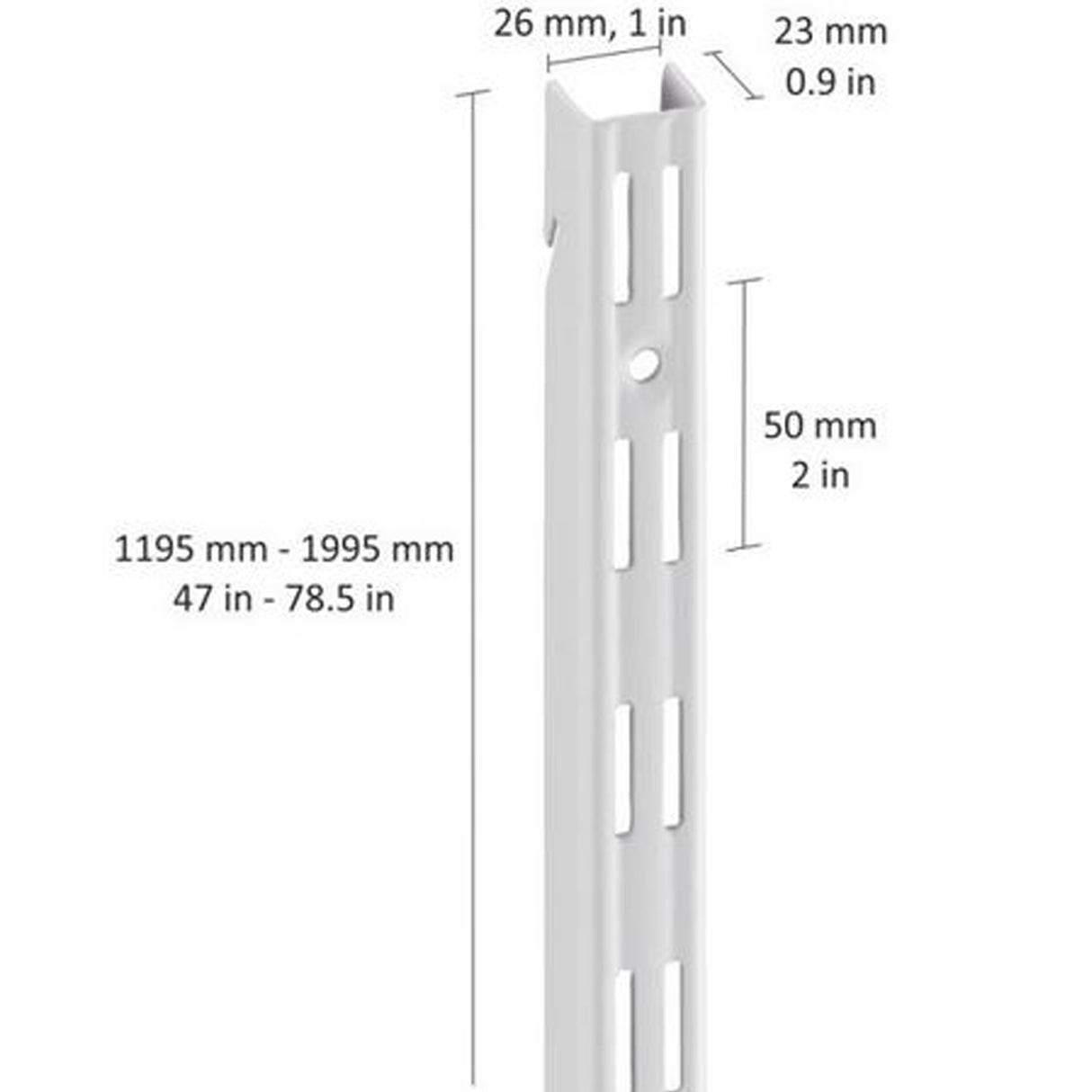 Sumo Book Shelf Kit White 3210x320x2000mm