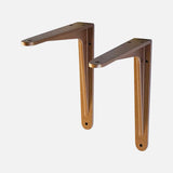 Strong Shelf Bracket Copper 190x165mm (Pair)