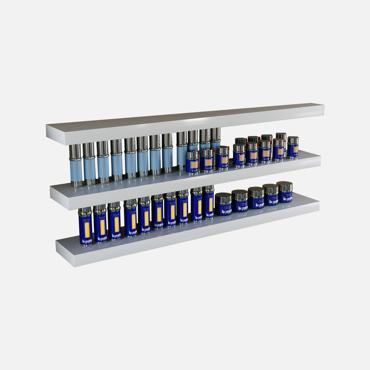 Gloss White Floating Shelf 1000x200x38mm
