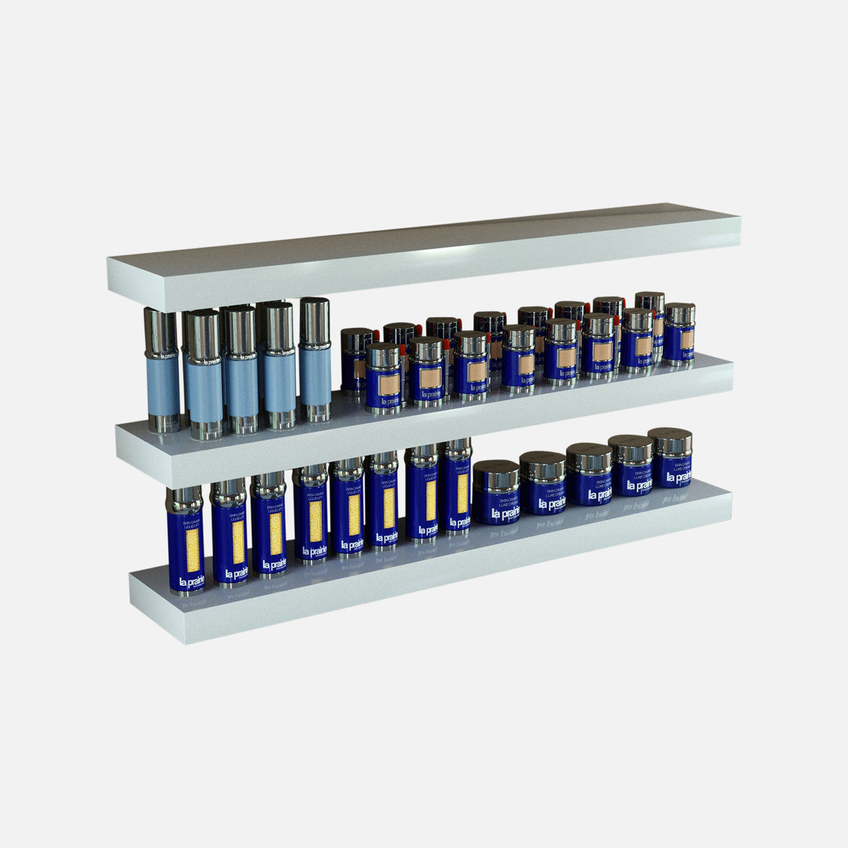 Gloss White Floating Shelves 800x150x38mm (Triple Deal)
