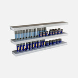 Gloss White Floating Shelves 1000x150x38mm (Triple Deal)