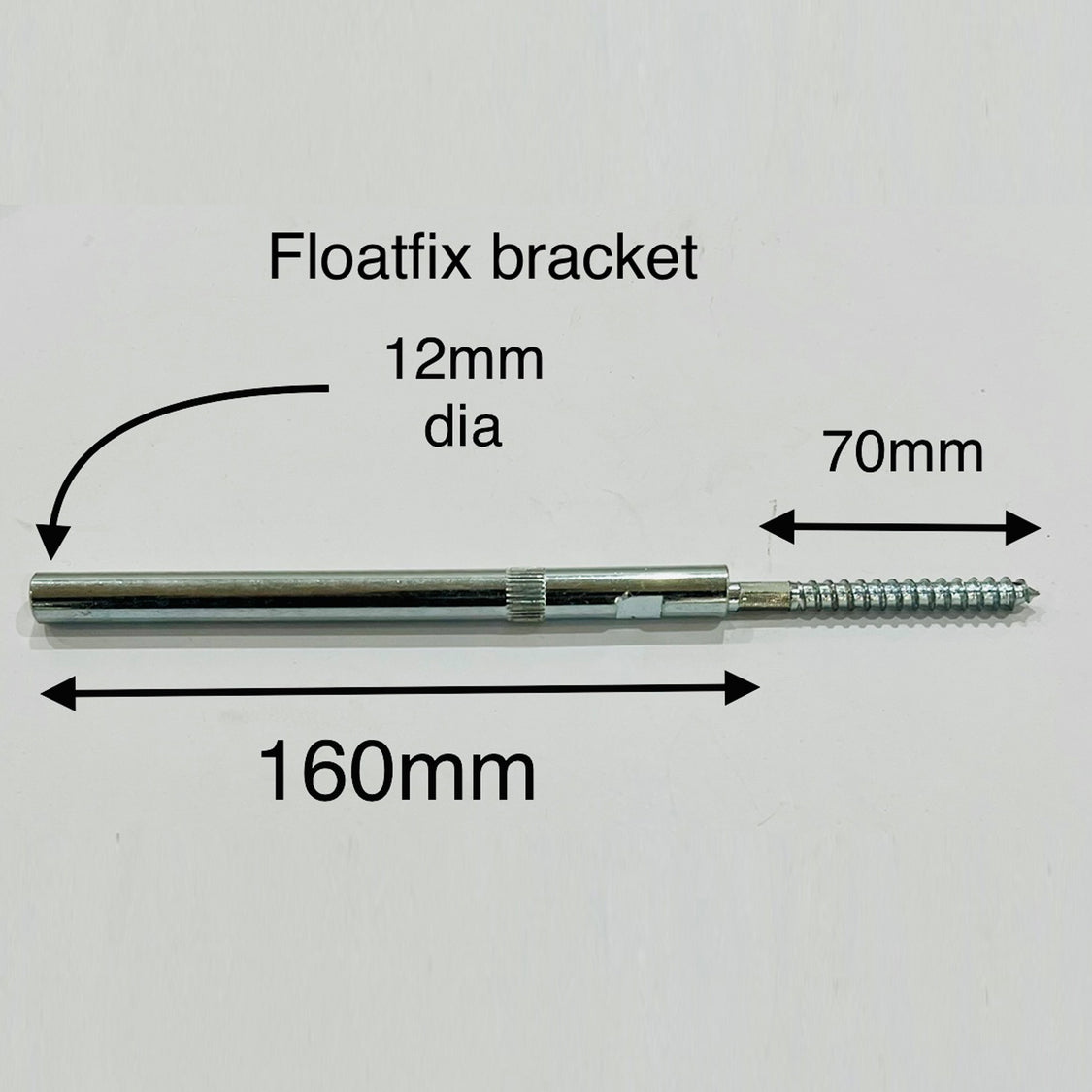 Floatfix Floating Shelf Bracket Steel 160x12mm (Pair) | Shelving Shop