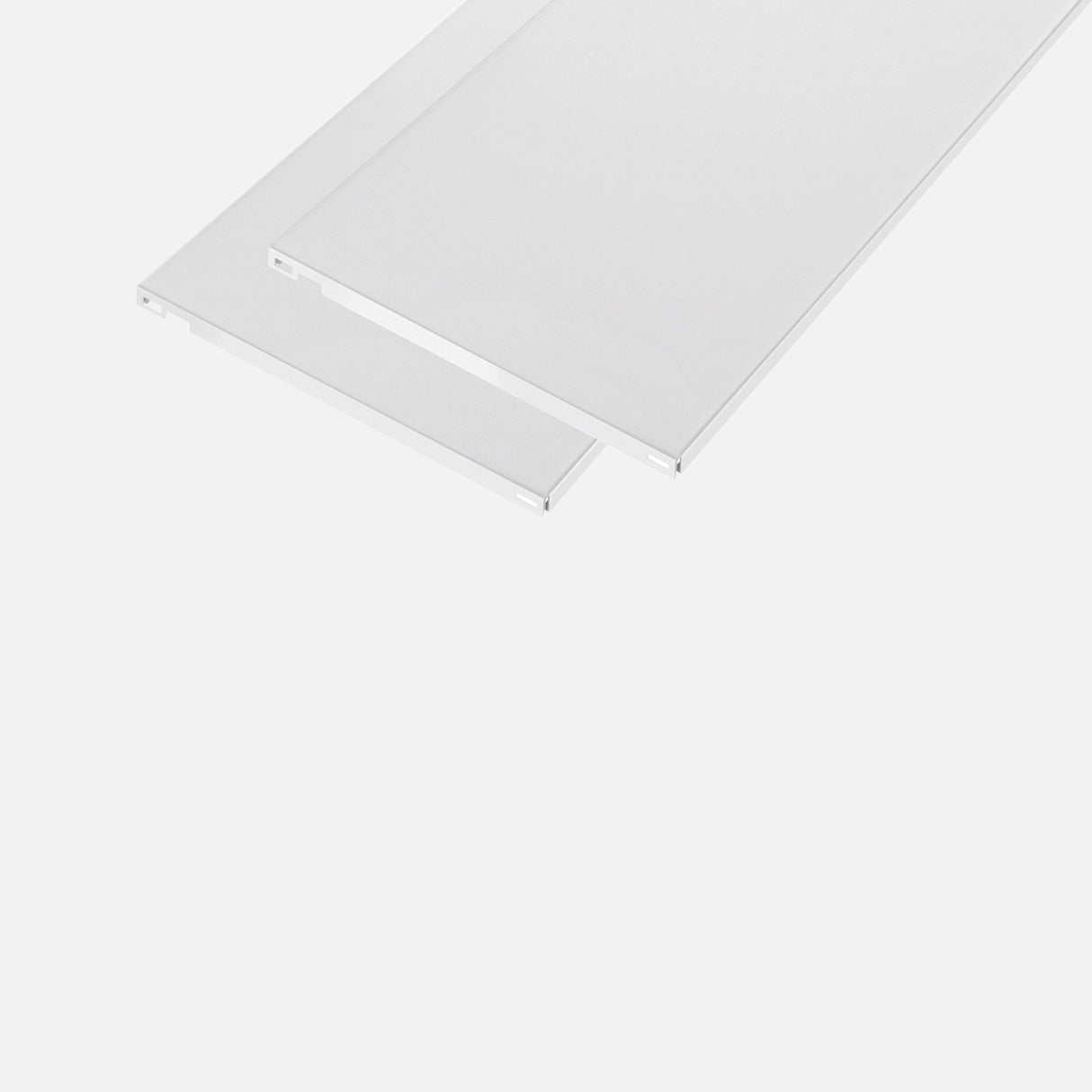 Steel Shelves White 800x400mm (Pair)