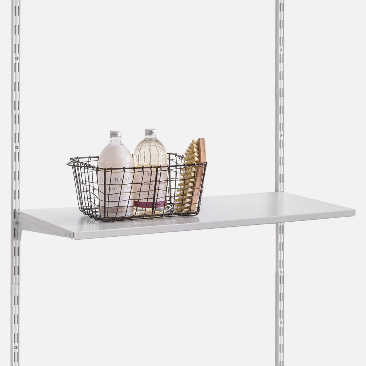 Steel Shelves White 800x250mm (Pair)