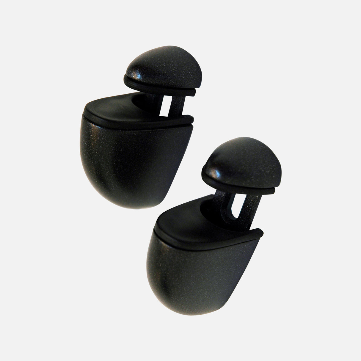 Glass Anthracite Jam Clips Kit 400x100x8mm