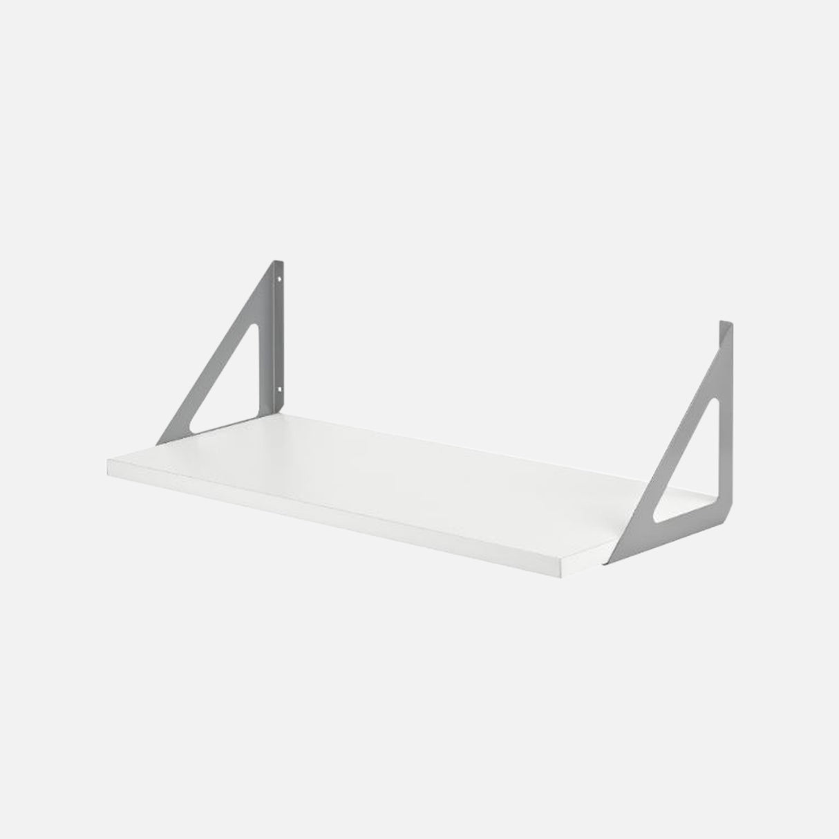 Tri Bookend Bracket Silver