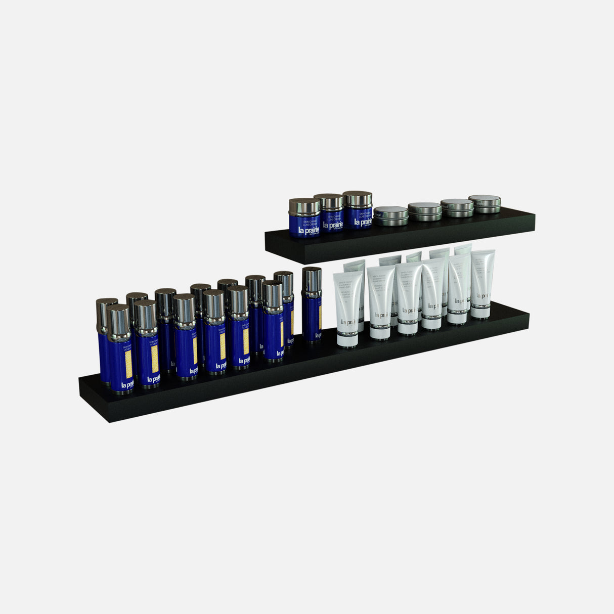 Matte Black Floating Shelves Mix (Double Deal)