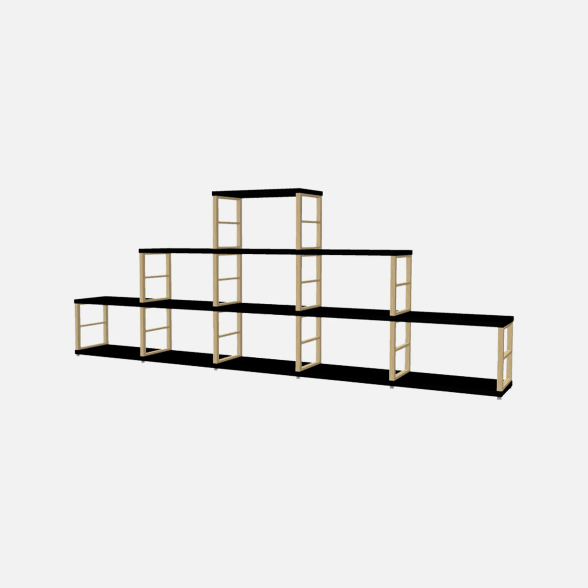 European Made Boon MAXX Black & Oak 5-3-1 Pyramid